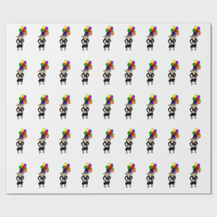Happy Birthday Witch Wrapping Paper