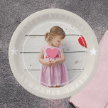 Happy Birthday With Photo Paper Plate<br><div class="desc">Celebrate your special day in style with our customizable "Happy Birthday With Photo" paper plates! These plates are perfect for adding a personal touch to your birthday party. Simply upload your favourite photo, and we'll create a unique and memorable design just for you. Made from high-quality, sturdy paper, these plates...</div>