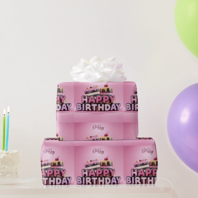 Happy Birthday  Wrapping Paper (Party Gifts)