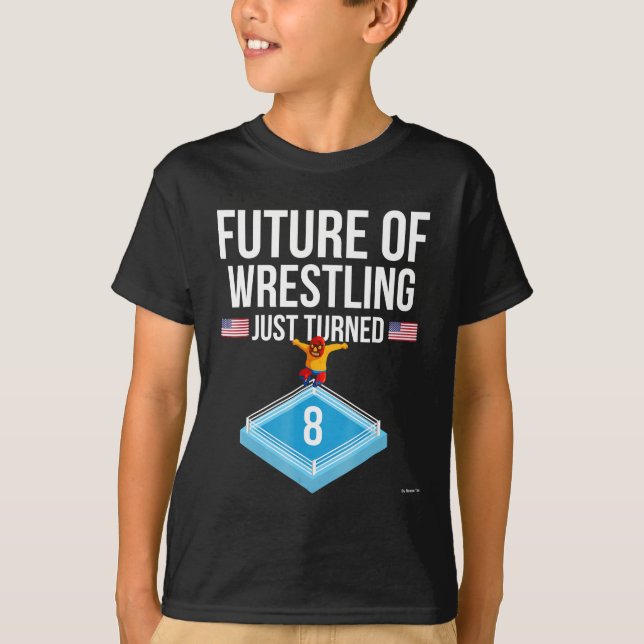 Happy Birthday Wrestling Birthday Lovely Gift T-Shirt (Front)