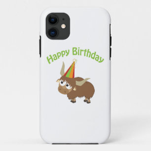 Happy Birthday Yak iPhone 11 Case