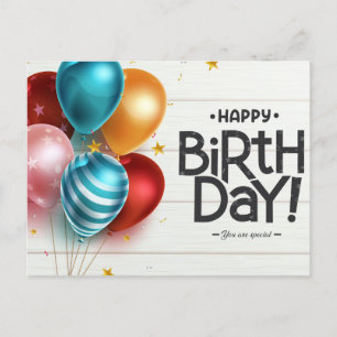 Happy Birthday! You are special! Postcard