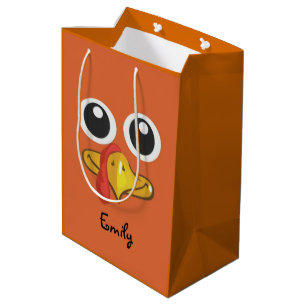 Happy Birthday You Turkey Medium Gift Bag
