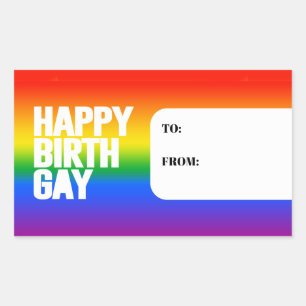 Happy Birthgay Sticker