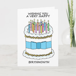Happy Birthmonth Card