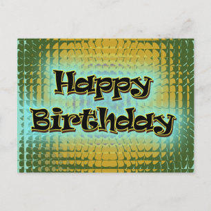Happy Bithday Postcard