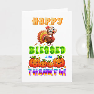 Happy Blessed And Thankful Announcement