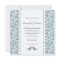 Happy Blue Birds Wedding Doodle Trendy Square