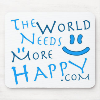 Happy-Blue Mouse Pad