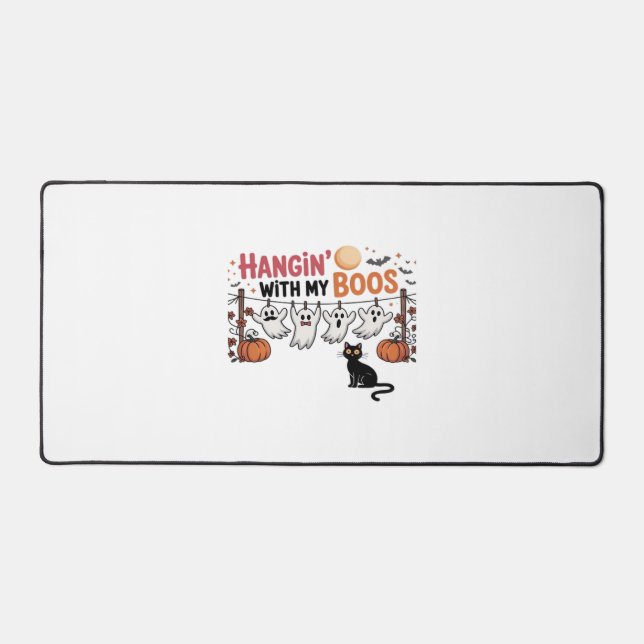 Happy Boo Day Ghost Cat PNG - Éffrayant mignon sur (Recto)