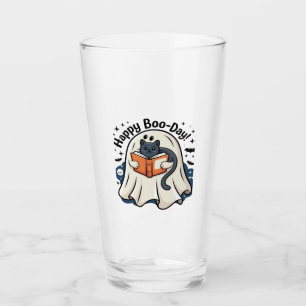 Happy Boo-Day Ghost Cat PNG - Spooky Cute Oversize Glass