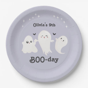 Happy Boo Day   Spooky BOO Day Celebration Paper Plate