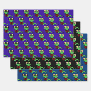 Happy Bookworm Collection Wrapping Paper Sheet