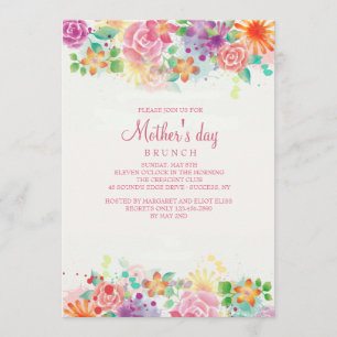 Happy Border Mother's Day Invitation