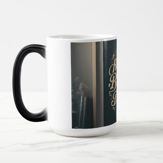 Happy Born Day Design Magic Mug (Left)