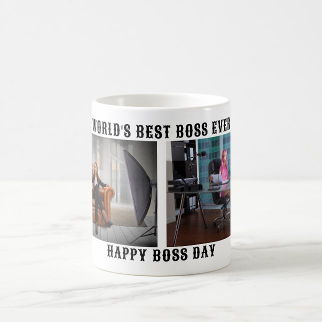 Happy Boss Day World's Best Boss Coffee Ceramic Mug (Center)