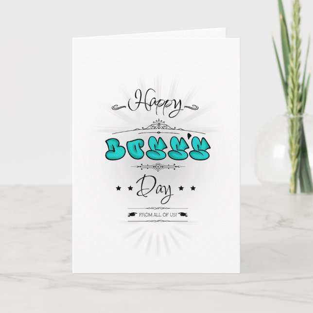 Happy Boss's Day Card (Front)