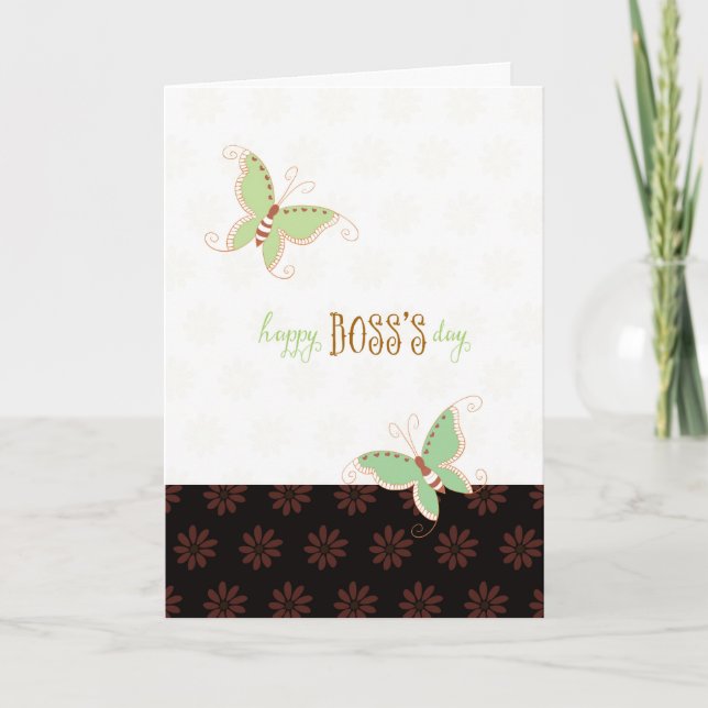 Happy Boss's Day for Female Boss Card (Front)