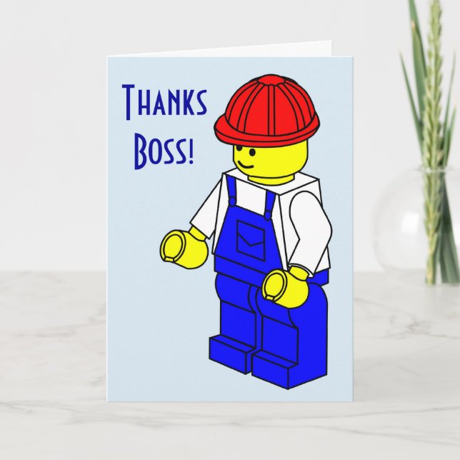 Happy Boss's Day humour. Funny Boss's Day Card (Front)
