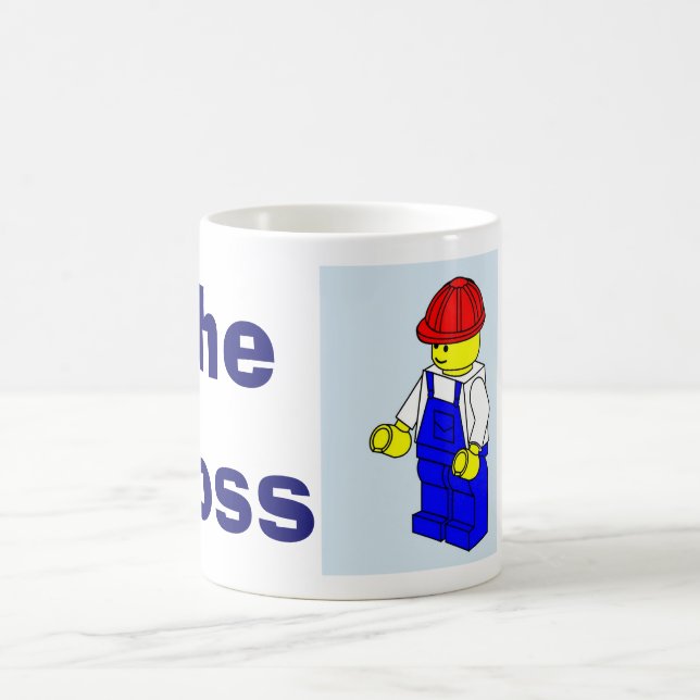 Happy Boss's Day humour. Funny Boss's Day Coffee Mug (Center)