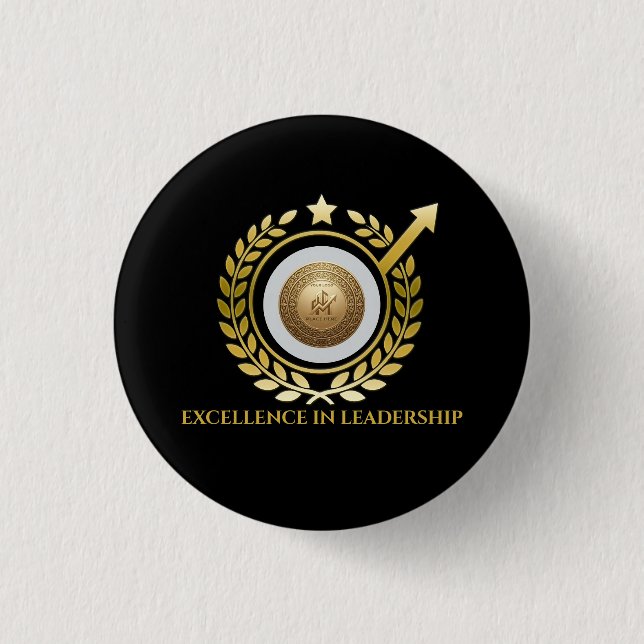 Happy Boss's Day Minimalist 1 Inch Round Button (Front)
