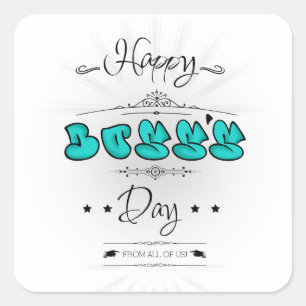 Happy Boss's Day Square Sticker