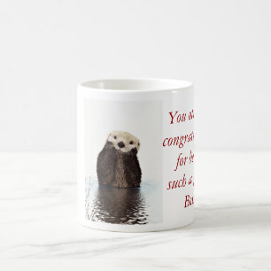 Happy Boss's Day with otter funny Boss's day Coffee Mug