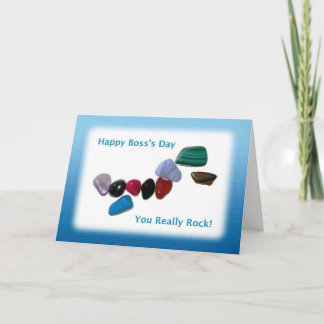 Happy Boss's Day You Really Rock Card