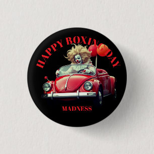 HAPPY BOXING DAY 1 INCH ROUND BUTTON