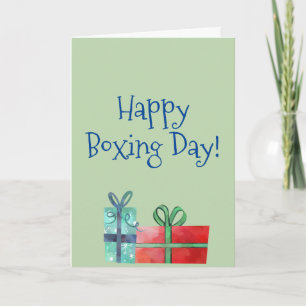 Happy Boxing Day Holiday Presents Gifts