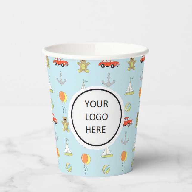 Happy boy paper cups (Left)