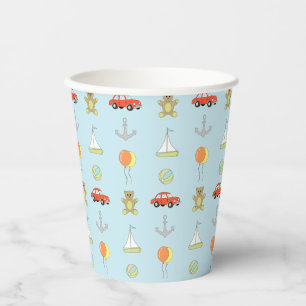 Happy boy paper cups