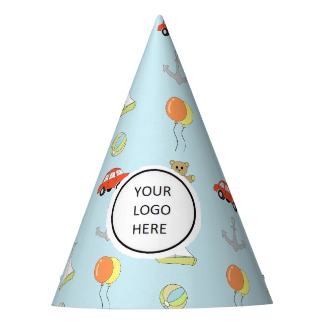 happy boy party hat (Front)