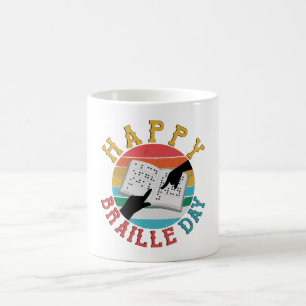 Happy Braille Day Coffee Mug
