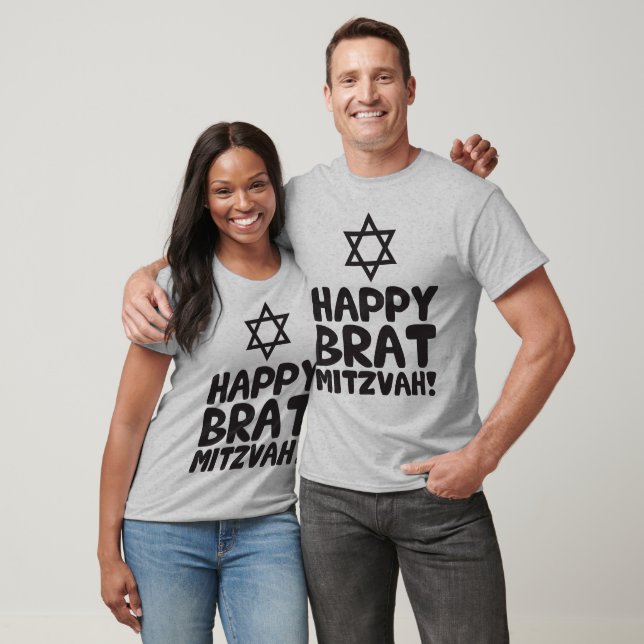 Happy Brat Mitzvah (Bar / Bat Mitzvah) T-Shirt (Unisex)
