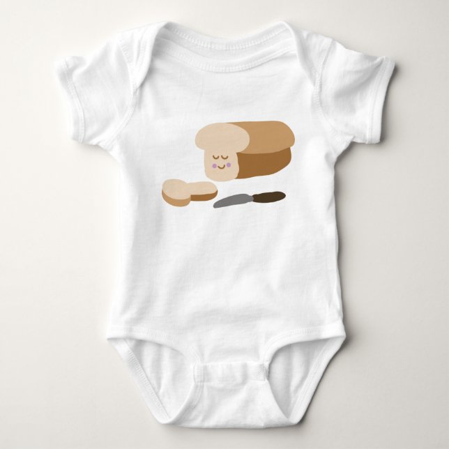 Happy Bread Baby Bodysuit (Front)
