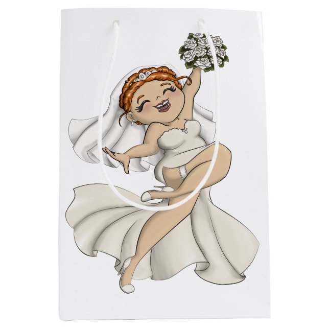 Happy Bride 03 Medium Gift Bag (Front)