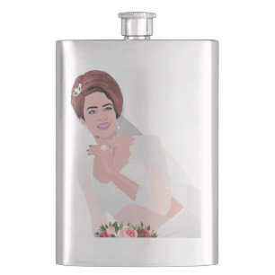 HAPPY BRIDE HIP FLASK