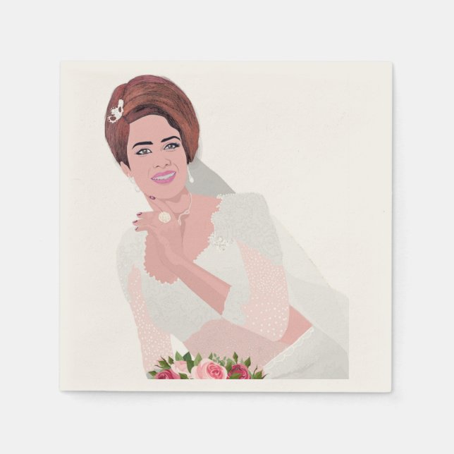 HAPPY BRIDE NAPKIN (Front)