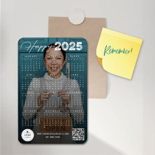 Happy Brush 2019 Calendar Holiday Photo Magnet