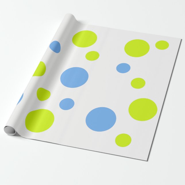 Happy Bubbles Gift Wrap (Unrolled)