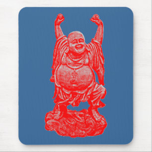 Happy Buddah Mouse Pad