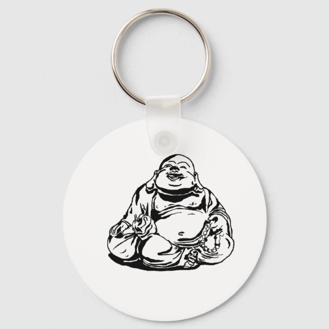 Happy Buddha Keychain (Front)