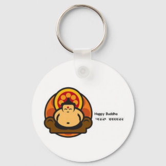 Happy Buddha Keychain
