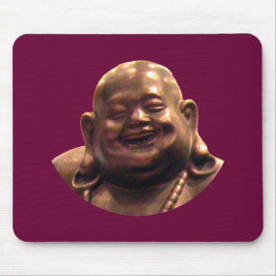 Happy Buddha Shanghai 2002 Circle The MUSEUM Zazzl Mouse Pad