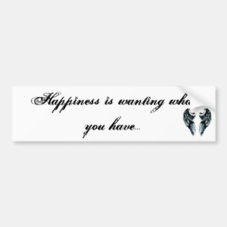 Happy Bumper Sticker