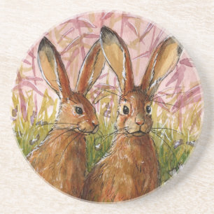 Happy Bunnies design by Schukina A072 Coaster