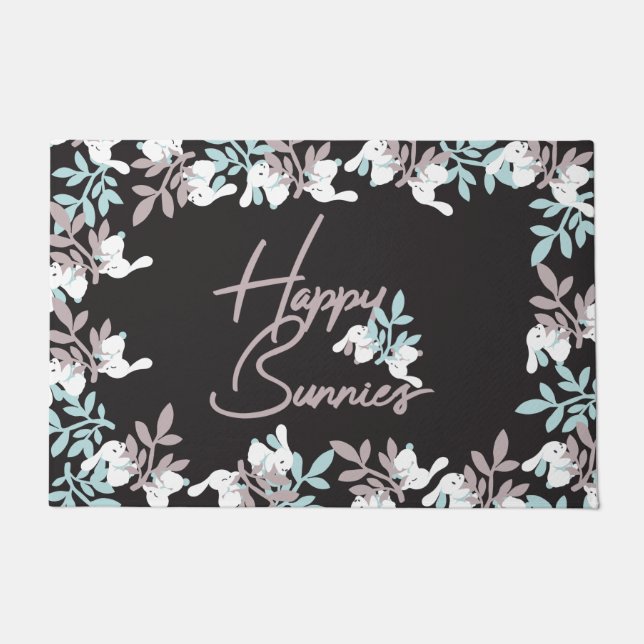 Happy Bunnies Doormat (Front)