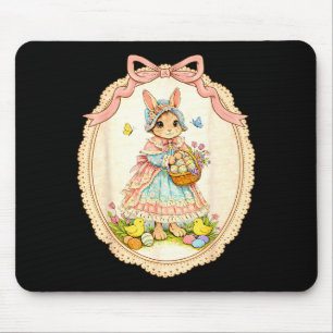 Happy bunny funny rabbit for kids girls women mouse pad