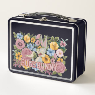 “Happy Bunny Lunch Time” Metal Lunch Box